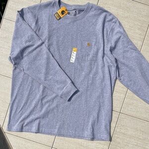 Carhartt Men's Blue Long Sleeve Shirt